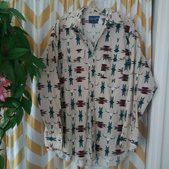 Wrangler Other - Vintage Wrangler Size XLT Southwestern shirt